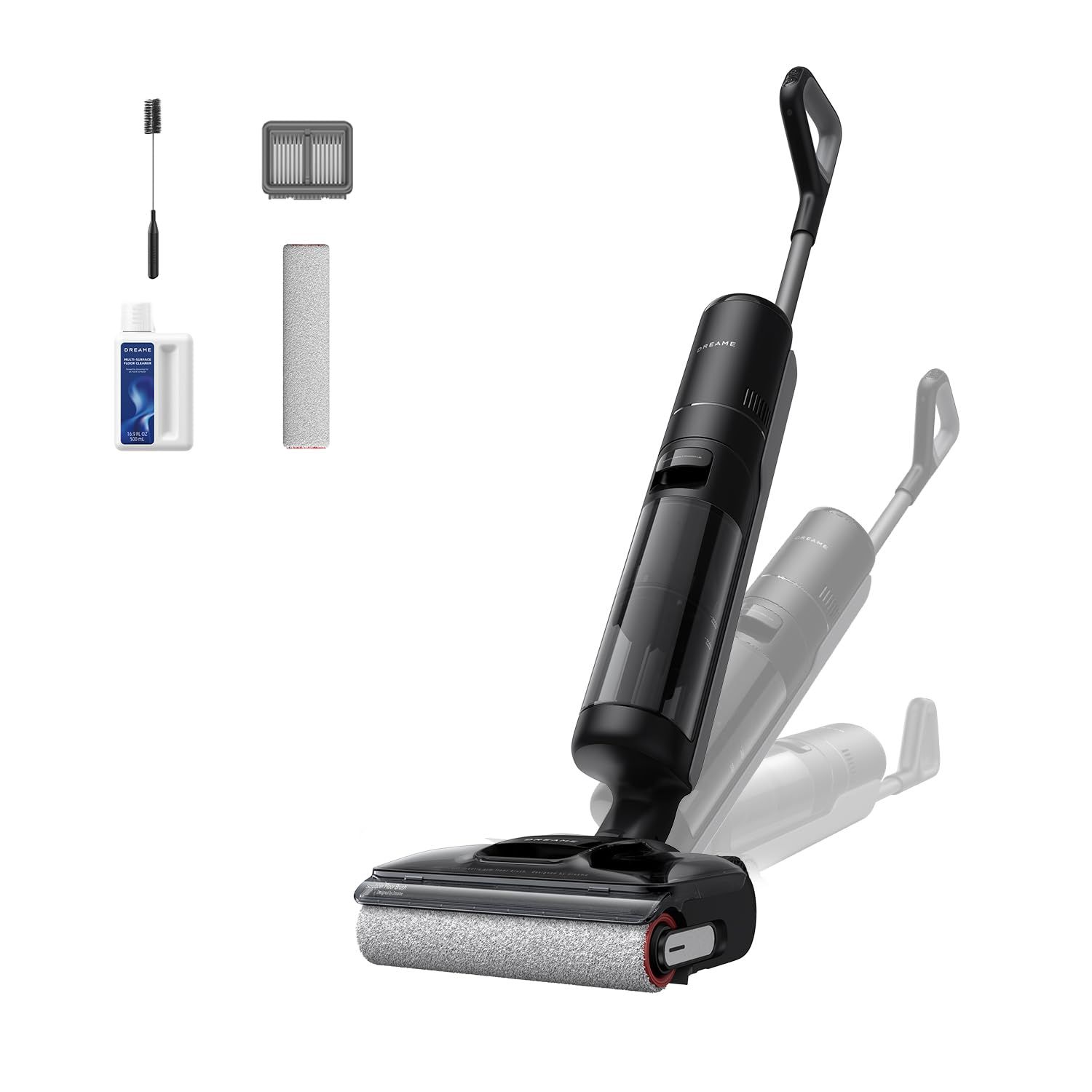 dreame (ドリーミー) H12 Pro FlexReach 水拭き掃除機 乾湿両用 コードレス 2-in-1吸引＆水拭き 18,000 Pa強力吸引ブラシ自動洗浄 温風乾燥 除菌 壁際まで届くブラシ設計 自動吸引力調整 大容量水タンク c8e54669