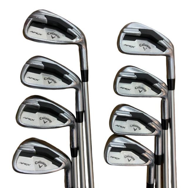 【中古】 キャロウェイ APEX 9S アイアンセット IR リシャフト (フレックスその他) メンズ 男性用 右利き 右用 Dランク ゴルフクラブ