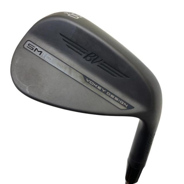 【中古】 タイトリスト VOKEY SPIN MILLED SM10 ジェットブラック 50°/12°F ウェッジ WG リシャフト (フレックスその他) メンズ 男性用 右利き 右用 Cランク ゴルフクラブ