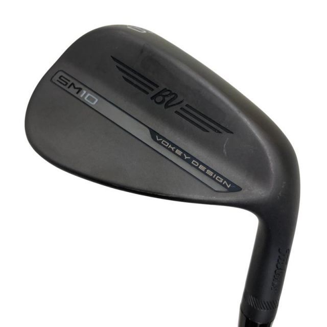 【中古】 タイトリスト VOKEY SPIN MILLED SM10 ジェットブラック 50°/12°F ウェッジ WG リシャフト (フレックスその他) メンズ 男性用 右利き 右用 Cランク ゴルフクラブ