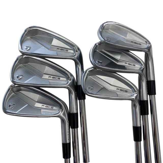 【中古】 テーラーメイド Taylor Made P・8CB(2025) 6S アイアンセット IR 純正特注シャフト (フレックスS) メンズ 男性用 右利き 右用 Cランク ゴルフクラブ