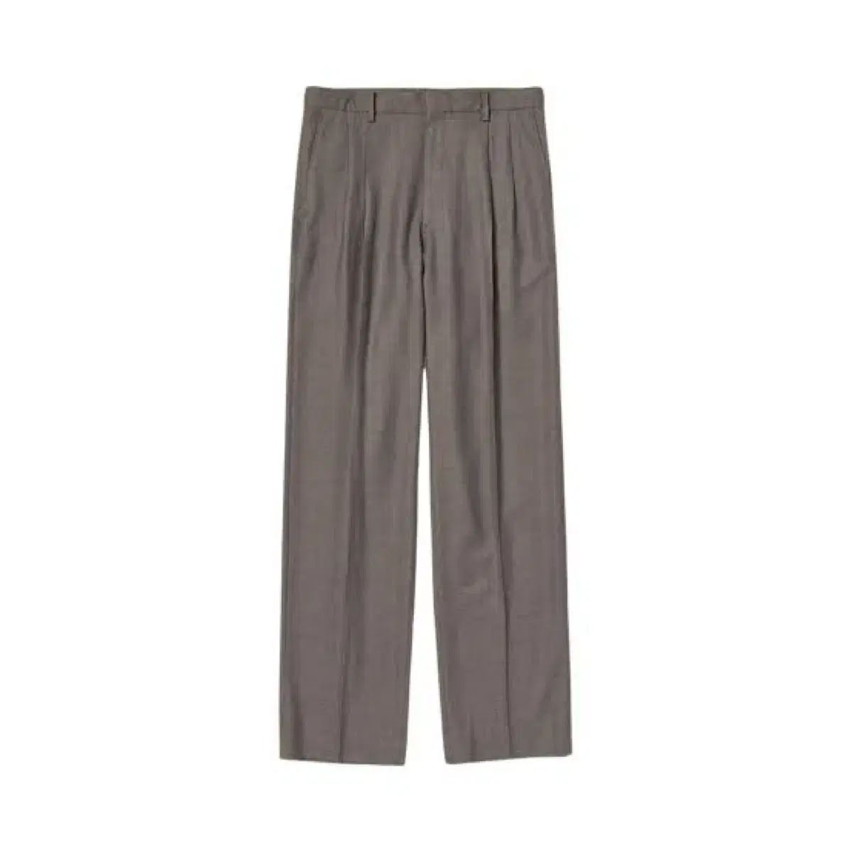5 AURALEE 24AW SUPER LIGHT WOOL SLACKS TOP BROWN