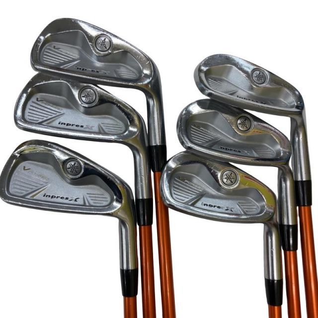 【中古】 ヤマハ inpres X V FORGED(2011) 6S アイアンセット IR Tour AD AD-75(DIシリーズカラー) (フレックスS) メンズ 男性用 右利き 右用 Dランク ゴルフクラブ