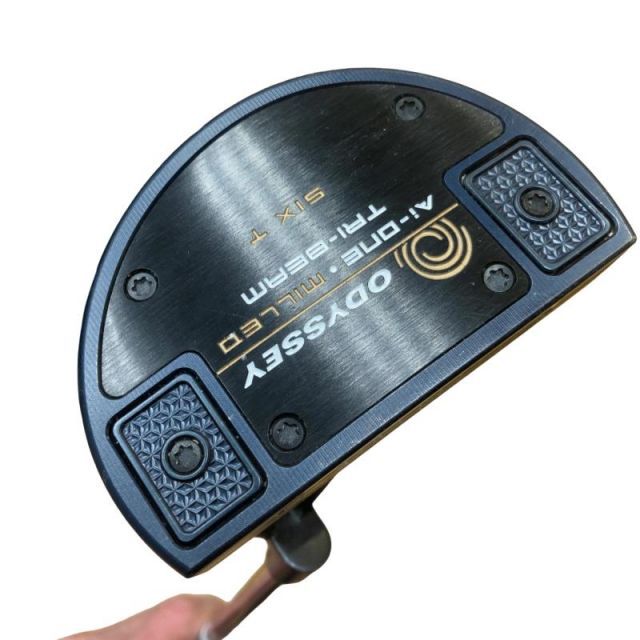 【中古】 オデッセイ Ai-ONE・MILLED TRI-BEAM SIX T 34インチ パター PT STROKE LAB 90 スチール (フレックスその他) メンズ 男性用 右利き 右用 Cランク ゴルフクラブ