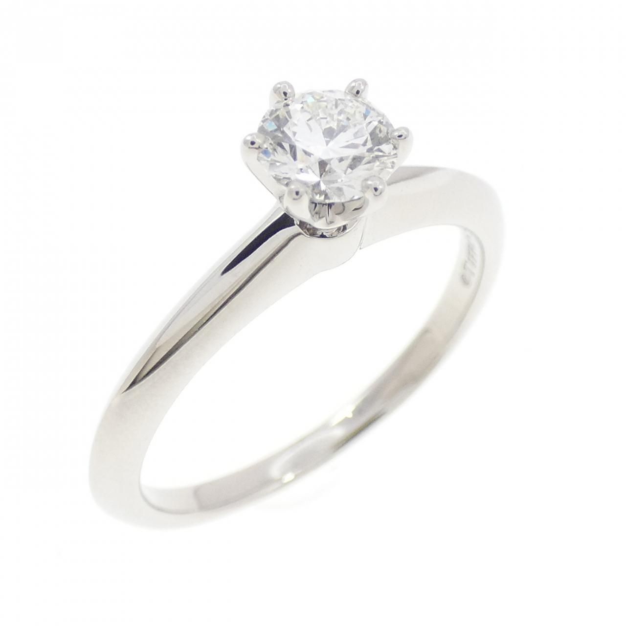 ティファニー クラシックソリティア リング 0.34CT H VVS2 3EXT 60,830円