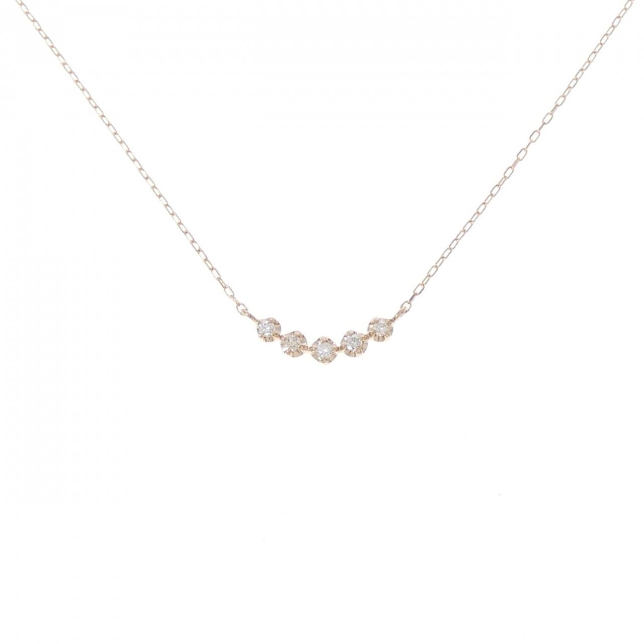 クミキョク ダイヤモンド ネックレス 0.05CT