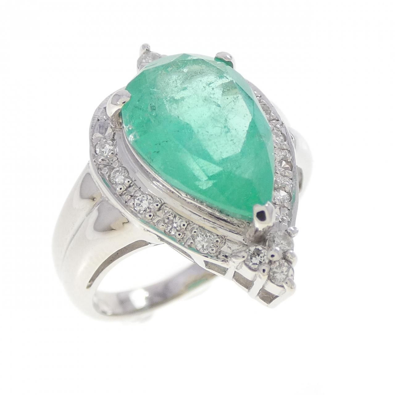 PT900 エメラルド リング 2.86CT - メルカリ