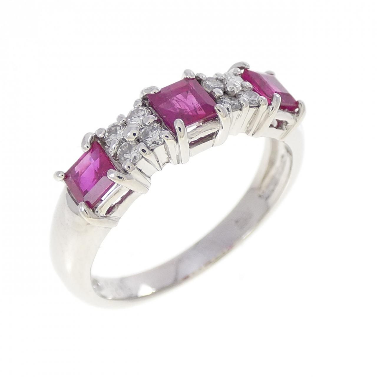 PT900 ルビー リング 0.81CT