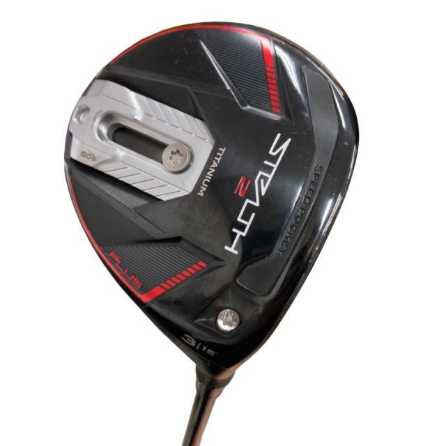 【中古】 テーラーメイド STEALTH2 PLUS 3W フェアウェイウッド FW Diamana TM50(FW) (フレックスS) メンズ 男性用 右利き 右用 Cランク ゴルフクラブ
