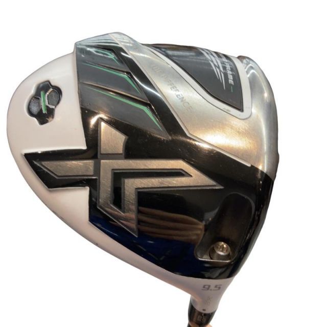 【中古】 ダンロップ XXIO(2022) eks ホワイト 9.5° ドライバー DR Miyazaki AX-2(DR) (フレックスS) メンズ 男性用 右利き 右用 Cランク ゴルフクラブ