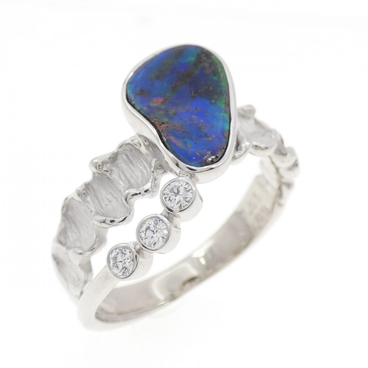 松沢安行 ボルダーオパール リング 1.51CT