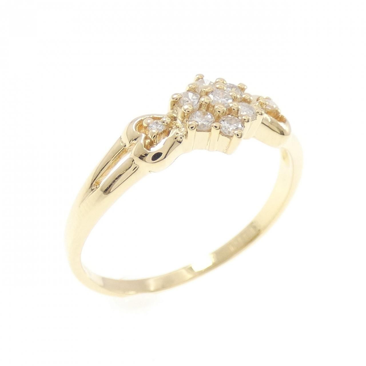 K18YG ダイヤモンド リング 0.04CT