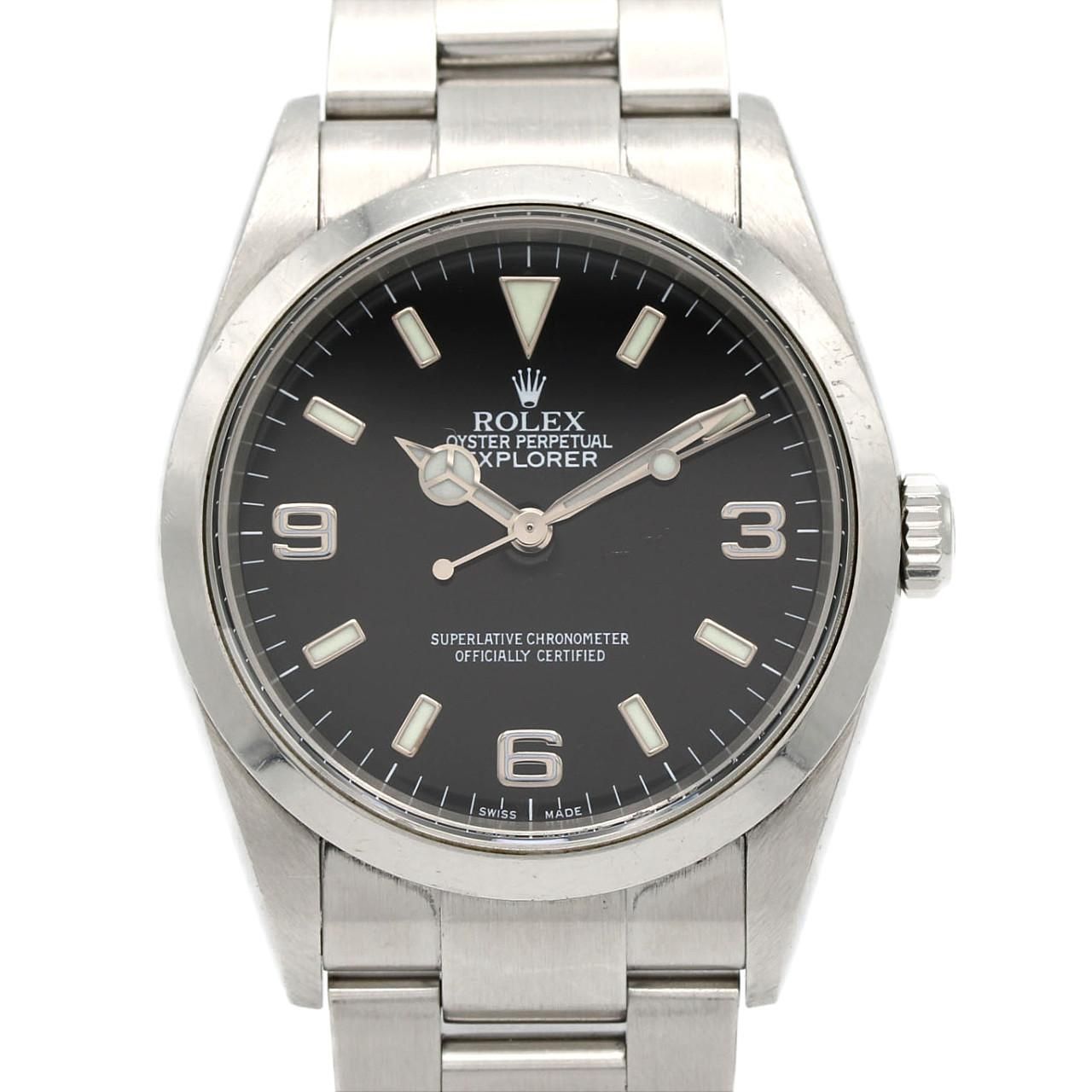 【ノーメンテナンス還元価格】ロレックス エクスプローラーI 114270 SS 自動巻 F番