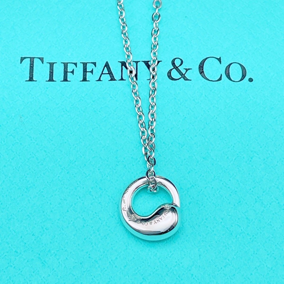 ◇ティファニー◇新品仕上済 Tiffany&Co. エターナルサークル ネックレス ペンダント Ag925 シルバー ブランド 5.19g
