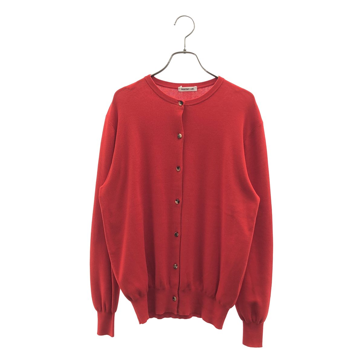 【美品】 Deuxieme Classe / ドゥーズィエムクラス | EVERYDAY I LIKE クルーネックカーディガン | F | レッド | レディース