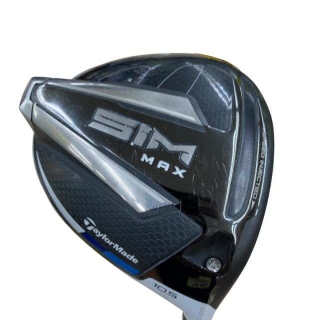 【中古】 テーラーメイド SIM MAX 10.5° ドライバー DR Diamana ZF60 (フレックスS) メンズ 男性用 右利き 右用 Cランク ゴルフクラブ