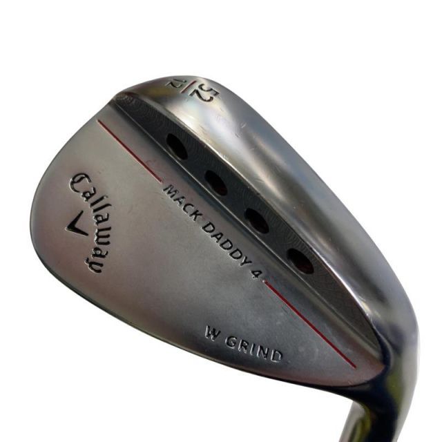 【中古】 キャロウェイ MACK DADDY 4 クロムメッキ 52°/12°W ウェッジ WG 純正特注シャフト (フレックスS) メンズ 男性用 右利き 右用 Cランク ゴルフクラブ