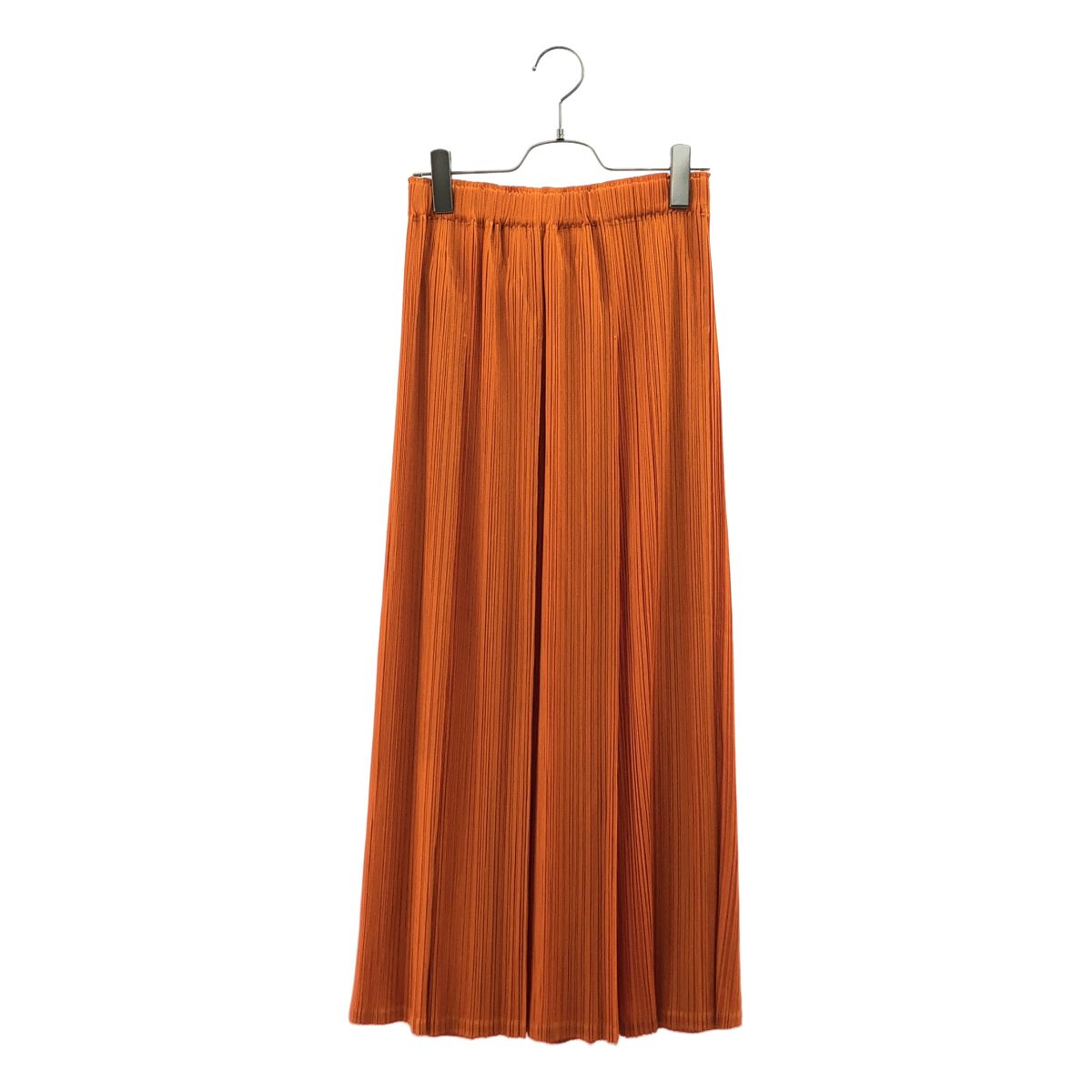 【美品】 PLEATS PLEASE ISSEY MIYAKE / プリーツプリーズイッセイミヤケ | 2025AW | MONTHLY プリーツ スカート | 3 | オレンジ | レディース