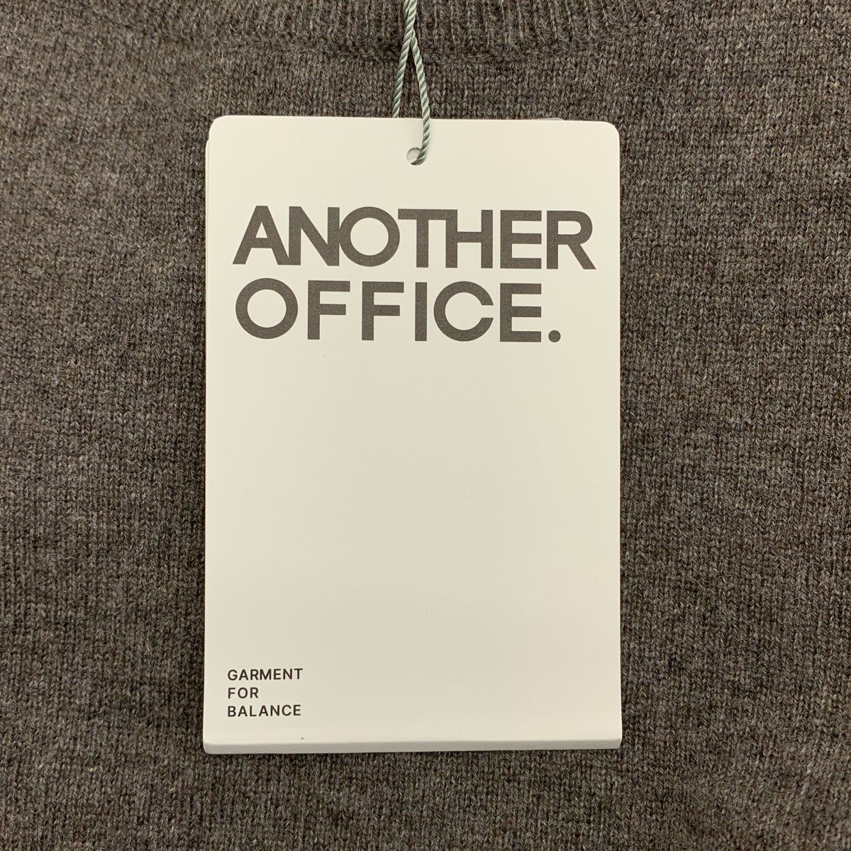 【新品】  ANOTHER OFFICE / アナザーオフィス | ENSEMBLE CASHMERE KNIT / アンサンブル カシミヤ ニット | 1 | ブラウン | メンズ 新品】 ANOTHER OFFICE / アナザーオフィス | ENSEMBLE CASHMERE KNIT