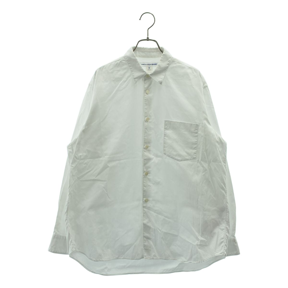 【美品】 COMME des GARCONS SHIRT / コムデギャルソンシャツ | FOREVER WIDE CLASSIC FIT SHIRT / フォーエバー ワイドクラシック フィットシャツ | M | ホワイト | メンズ