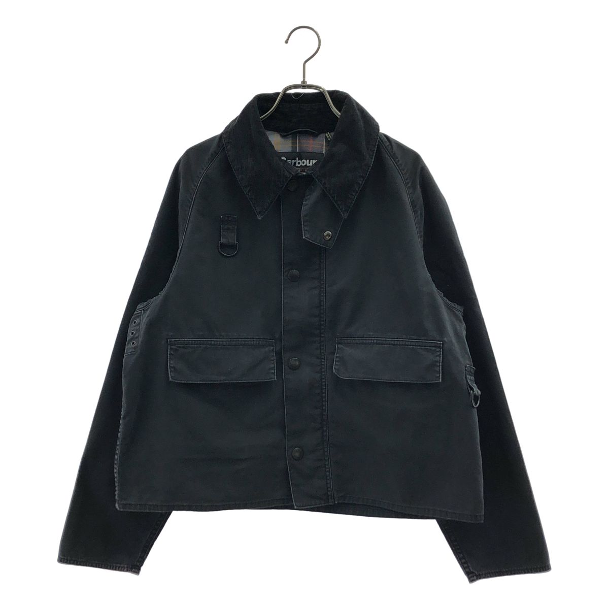 Barbour / バブアー | SPEY/スペイ ダック コットン ショートレングス ブルゾン | M | ブラック | メンズ 20,644円