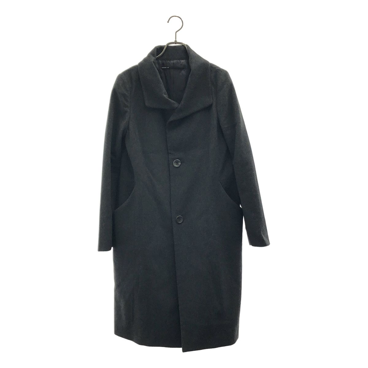 【美品】 GALERIE VIE / ギャルリーヴィー | cashmere 100％ / カシミヤ シングル チェスターコート / 総裏地 | 1 | グレー | レディース