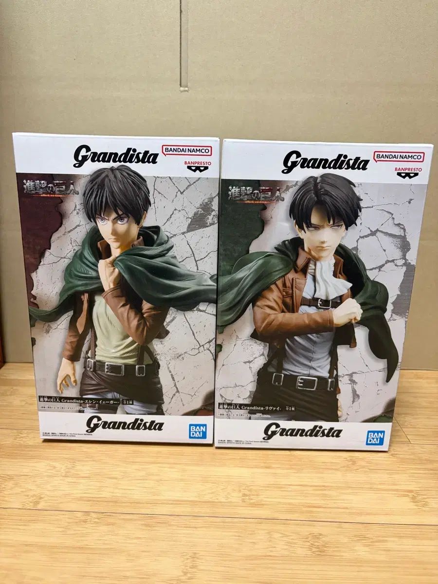(未開封)進撃の巨人 Grandista（グランディスタ）リヴァイ エレン まとめ