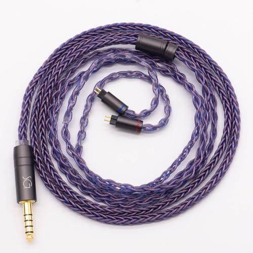SoundsGood BlueFlame ブルーフレイム 8芯 ハンドメイド リケーブル 高純度 無酸素銅 PCUHD イヤホン アップグレード ケーブル バランス接続 交換ケーブル (2Pin-4.4mm)so 8be2d94a