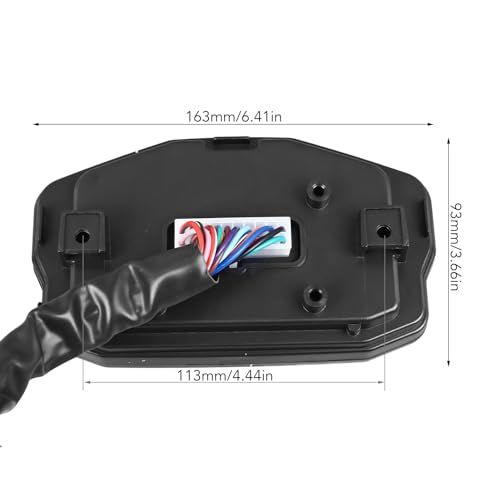 Asixxsix デジタルスピードメーター、オートバイ機器クラスター、スピードメーター、タコメーター、LCDデジタルディスプレイ、水温、オイルレベルゲージ、オートバイオイルレベルメーターso 5488f730 Asixxsix デジタルスピードメーター、オートバイ機器クラスター、スピードメーター、タコメーター、LCDデジタルディスプレイ、水温、オイルレベルゲージ、オートバイオイルレベルメーターso 5488f730