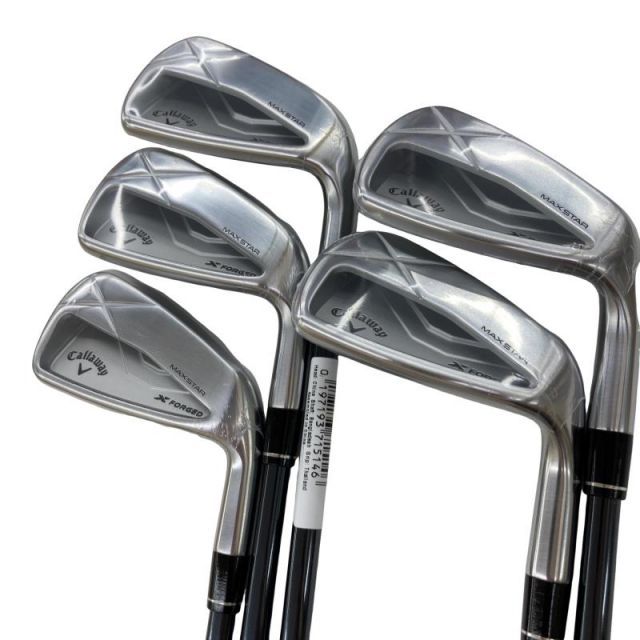 【中古】 キャロウェイ X FORGED MAX STAR(2025) 5S アイアンセット IR recoil DART 6T for CW (フレックスその他) メンズ 男性用 右利き 右用 Aランク ゴルフクラブ