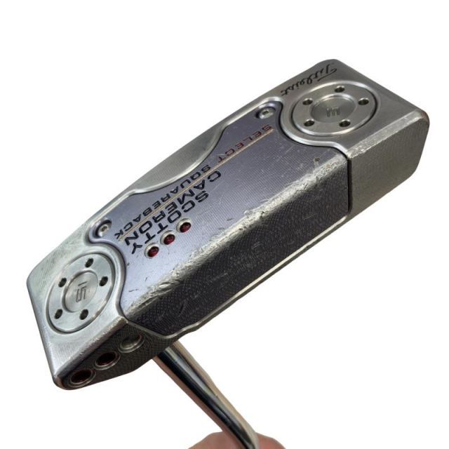 【中古】 タイトリスト SCOTTY CAMERON select SQUAREBACK(2018) 34インチ パター PT スチール (フレックスその他) メンズ 男性用 右利き 右用 Eランク ゴルフクラブ