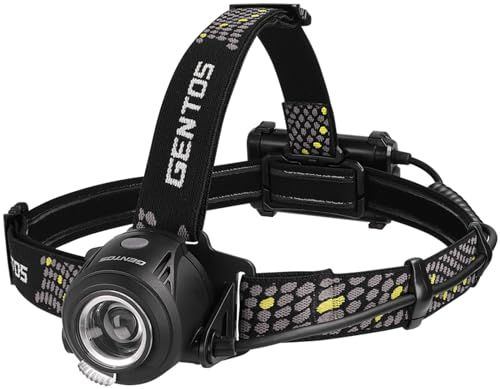 GENTOS(ジェントス) LED ヘッドライト USB充電式/単3電池 【明るさ420~700ルーメン/実用点灯6~10時間/後部認識灯】 専用充電池使用 リバティ LY-033HD/LY-186R/LY-217R★ 0b285d91
