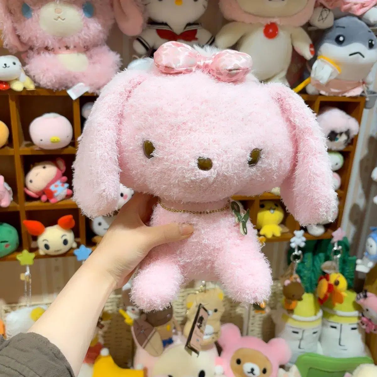 クラシック Sanrio ブランチ 犬 ピンク プードル 中型 ぬいぐるみ