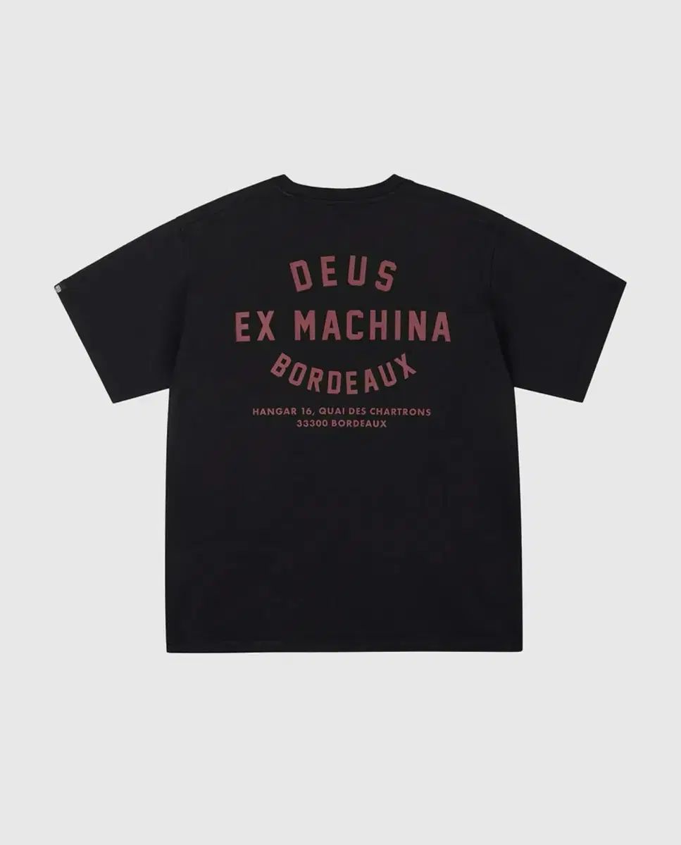 DEUS EX MACHINA デウスエクスマキナ ボルドー 半袖Tシャツ (新品)