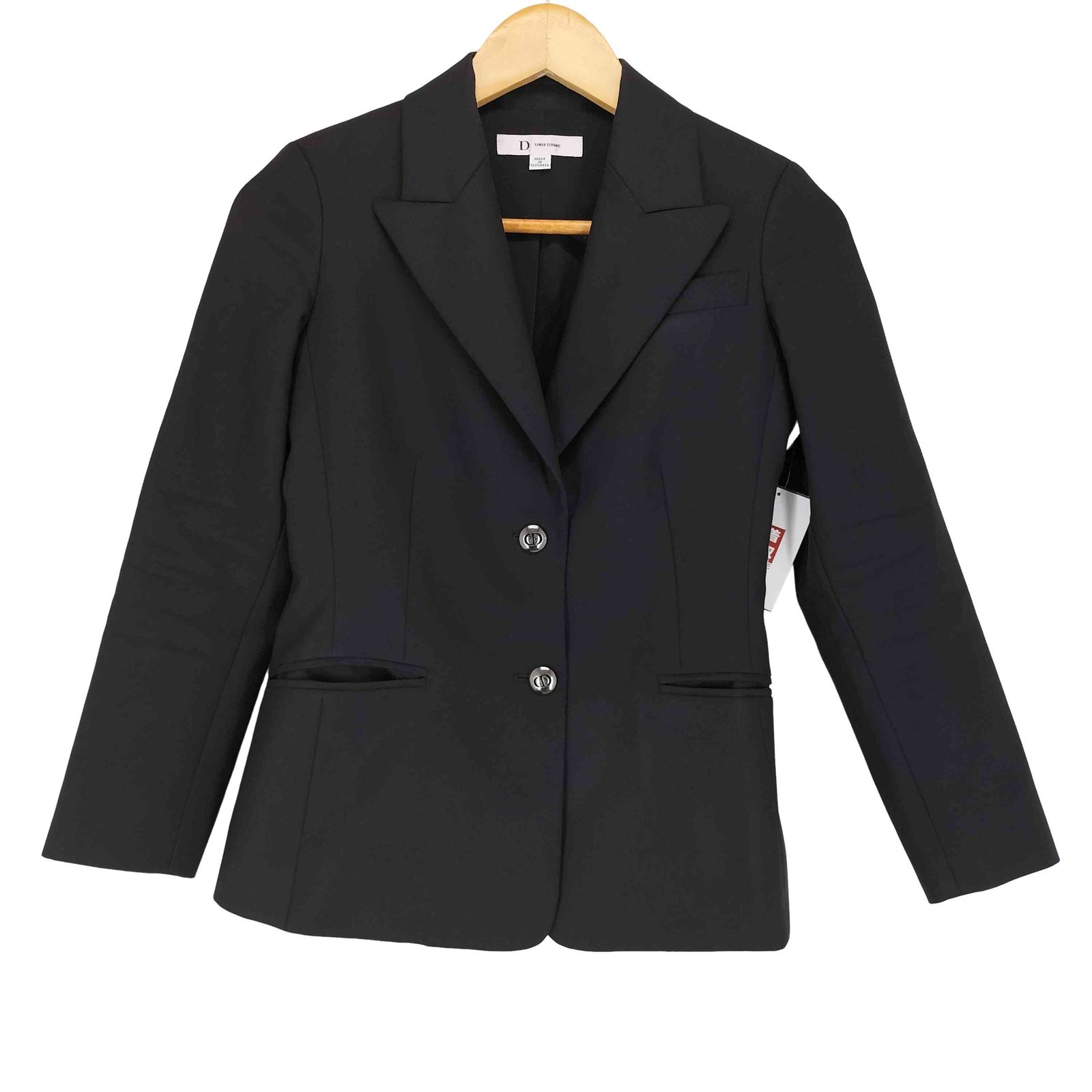 ディオール Dior DUNIF ORME Uniforme ユニフォーム ウール ピークド 