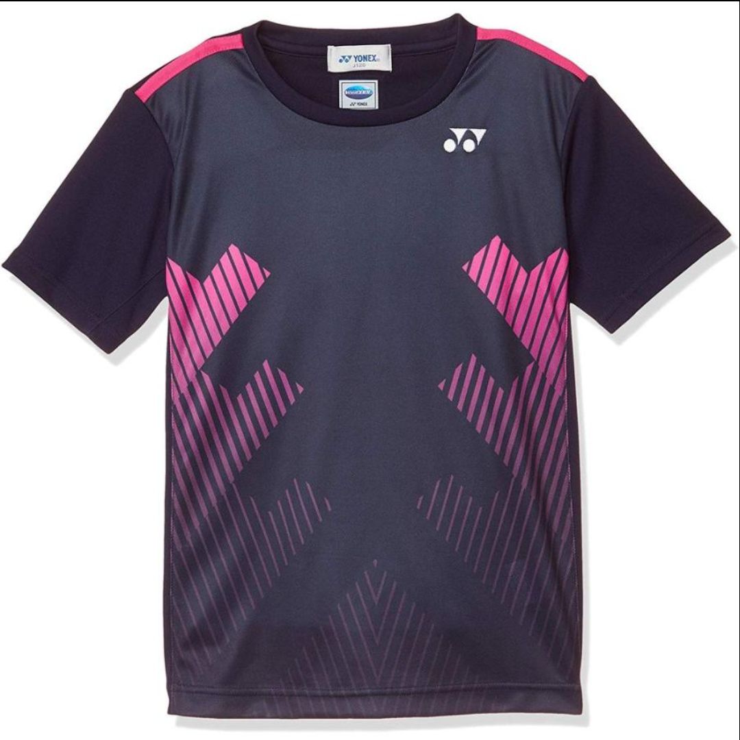YONEX ヨネックス VERY COOL ユニフォーム ゲームシャツ L ネイビー-米 