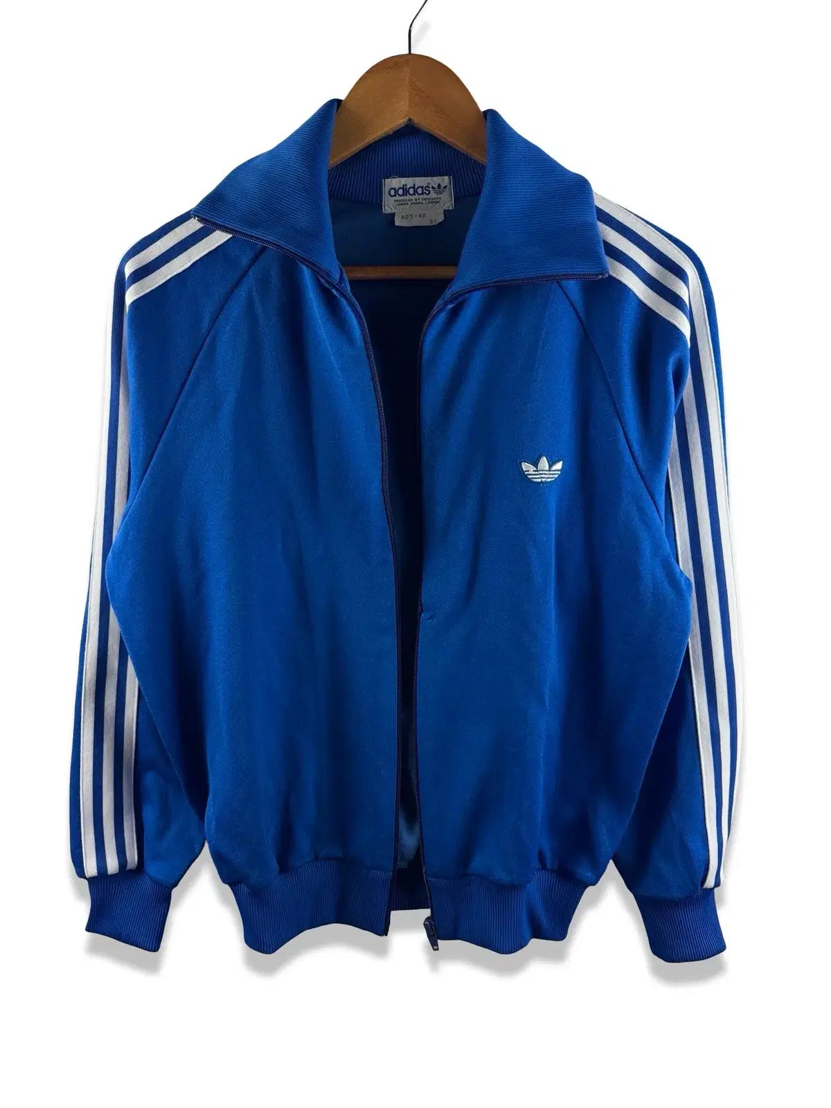 80年代 adidas 西ドイツ製 ブルー トレフォイル トラックジャージ 3710