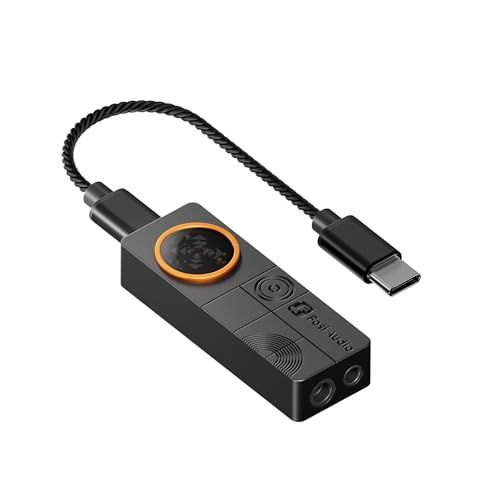 Fosi Audio DS3 USB-C DACアンプドングル ポータブルヘッドホンアンプ ゲーミング用7.1空間オーディオ対応 ES9039Q2M XMOS搭載 DSD512 3.5mmシングルエンド 4.4mmバランス PC/スマートフォ 38897fa6