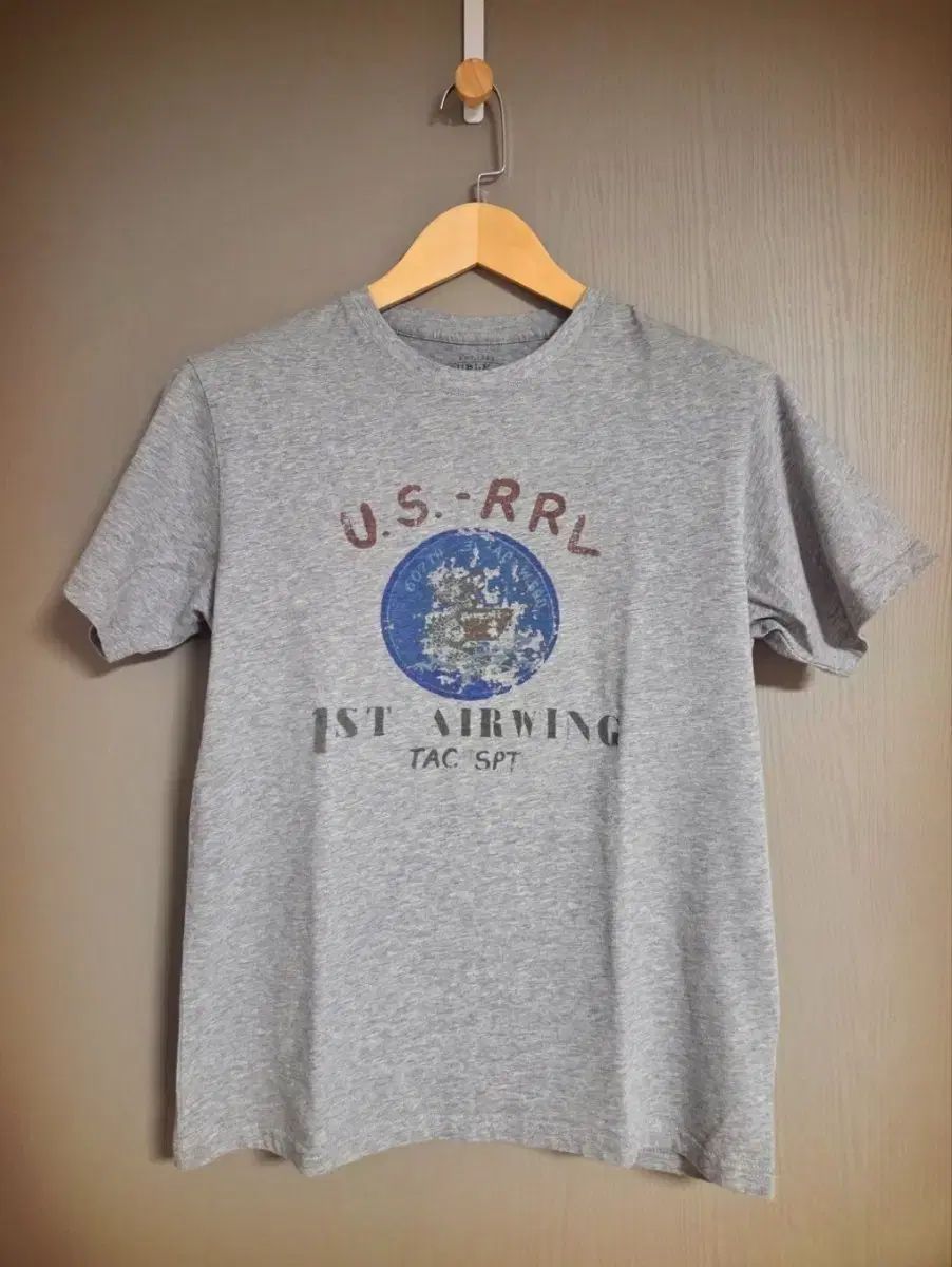 RRL ダブルアールエル ヴィンテージ プリンティング 半袖 Tシャツ L