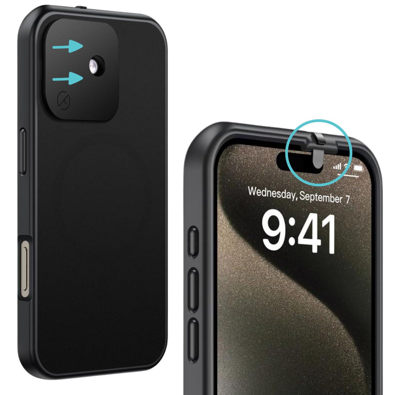 新品 Spy-Fy プライバシー ケース iPhone 16 対応 カメラカバー 前後