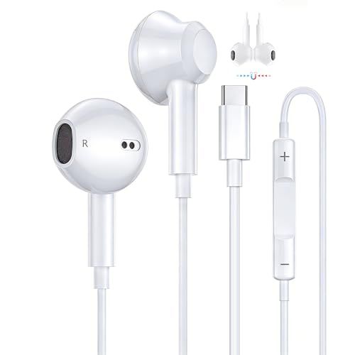 タイプc イヤホン 有線 磁気【2026新版 iPhone17/16対応】Type C有線 イヤホン マイク付き 有線HiFi 音質強化バージョン 通話可能 音量調節 騒音低減 快適な装着感 人間工学 絡み防止 遅延なし タイプシー 重低音 120d6e47