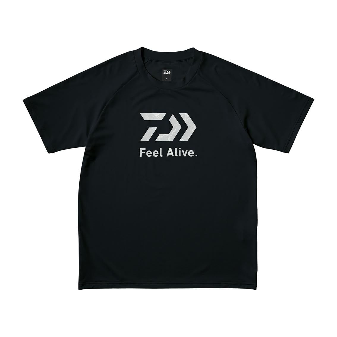 新品 [ダイワ] Feel Alive. ドライTシャツ DE-3925 ブラック L
