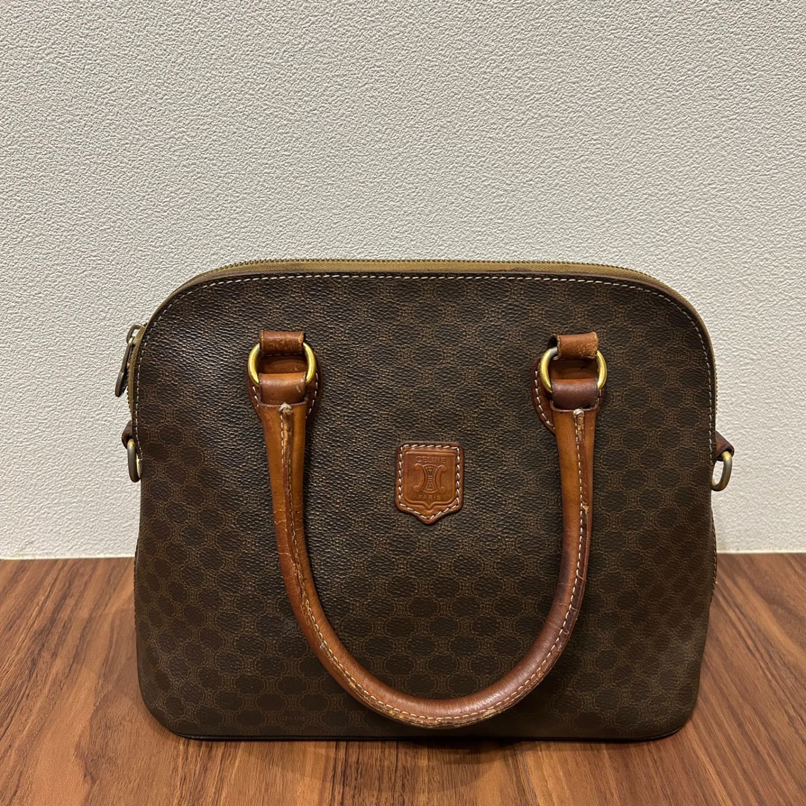 訳あり CELINE セリーヌ レディース トートバッグ ハンドバッグ マカダム柄