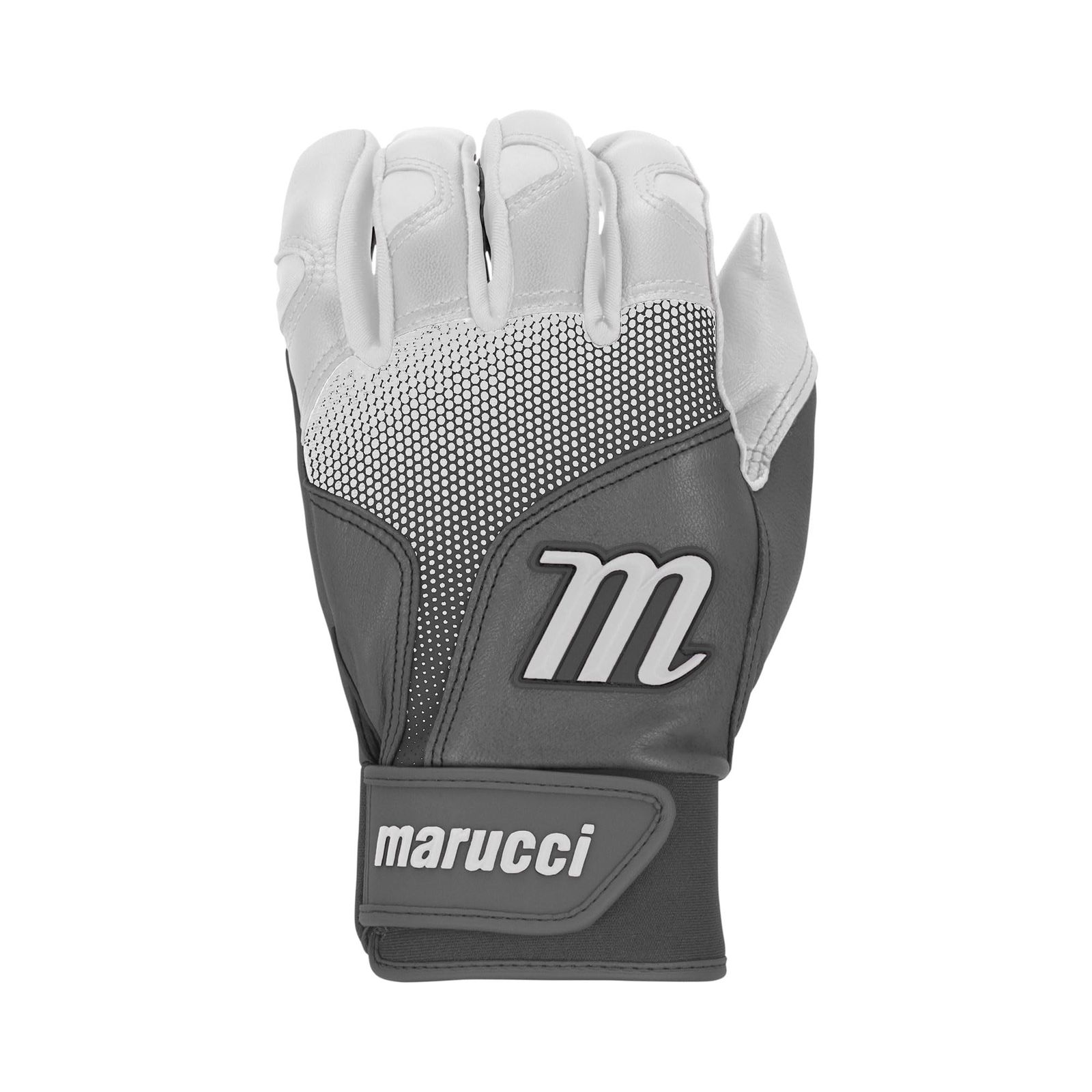 新品 MARUCCI PWR フェード バッティンググローブ ホワイト/グレー AL。 新品 MARUCCI PWR フェード バッティンググローブ ホワイト/グレー AL。