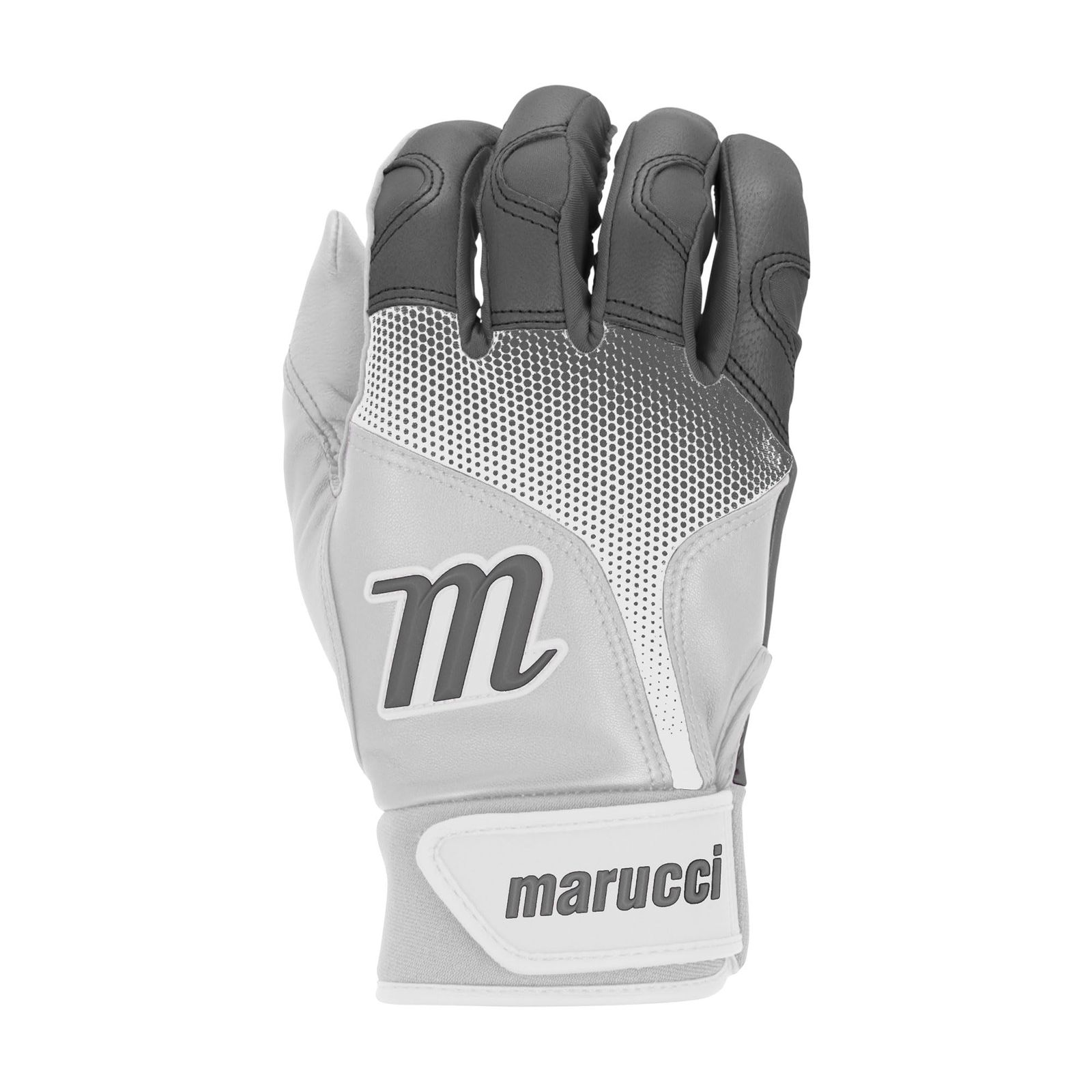 新品 MARUCCI PWR フェード バッティンググローブ ホワイト/グレー AL。 新品 MARUCCI PWR フェード バッティンググローブ ホワイト/グレー AL。