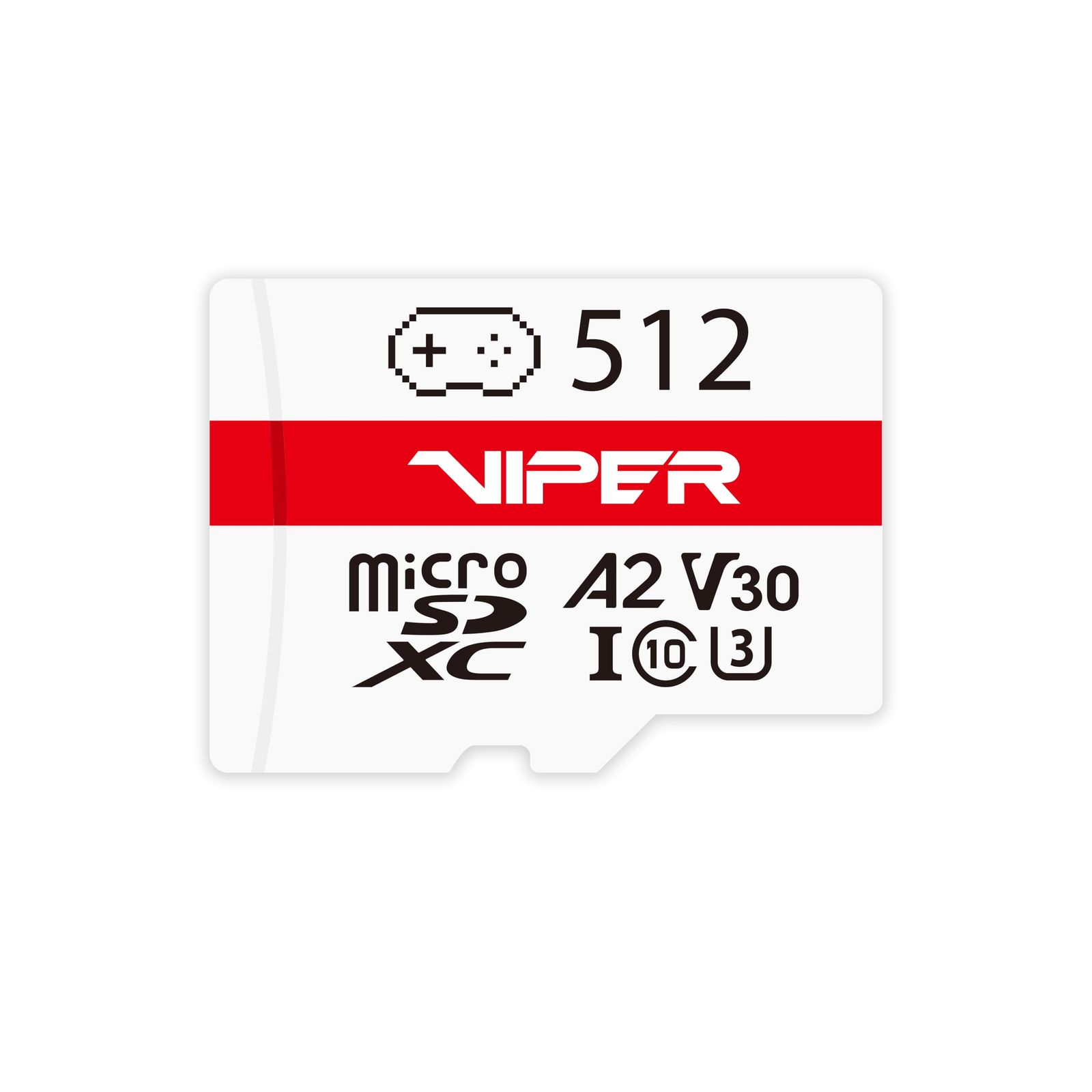 新品 Viper Gaming Series 512GB Micro SDXC V30 A2 UHS-I U3 4K UHD Memory Card - PV512GGM32MCX - Compatible with Nintendo Switch 1/Ste