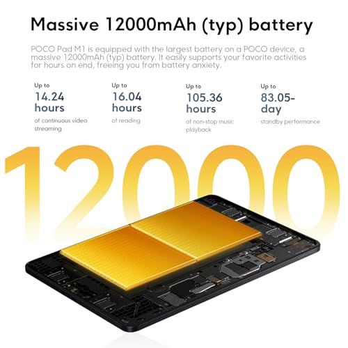 Xiaomi POCO Pad M1 8GB+256GB 12.1インチ クリスタル大画面 Snapdragon 7s Gen 4搭載 2.5K解像度 120Hz高リフレッシュレート 12000mAh大容量バッテリー 33W急速充電 27Wリ 4b5c9e7c