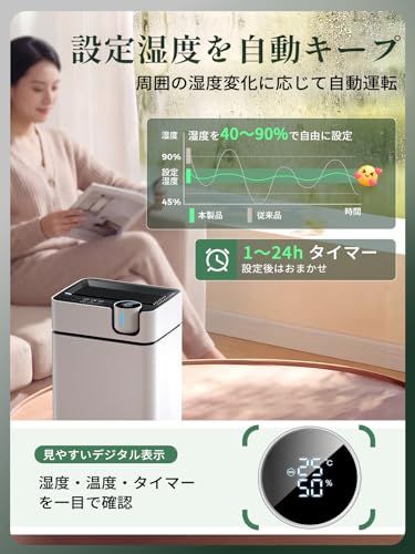 除湿機 コンパクト 【専門家監修・デュアルペルチェ式】 強力除湿 最大除湿量1.2L/日 除湿器 空気清浄 湿度設定可能 切タイマー じょしつき 3L大容量タンク 満水お知らせ 静音運転 省エネ 温湿度表示 連続排水 梅雨対策 結露/カビ防止 57d077d3 除湿機 コンパクト 【専門家監修・デュアルペルチェ式】 強力除湿 最大除湿量1.2L/日 除湿器 空気清浄 湿度設定可能 切タイマー じょしつき 3L大容量タンク 満水お知らせ 静音運転 省エネ 温湿度表示 連続排水 梅雨対策 結露/カビ防止 57d077d3