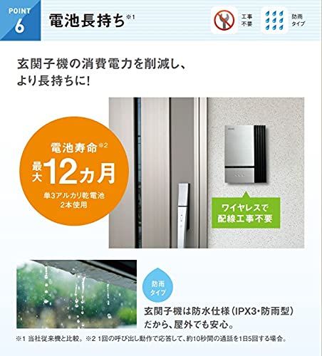 新品 DXアンテナ ワイヤレスインターホン ドアホン 室内親機&玄関子機セット 配線工事不要 DWA20BD 新品 DXアンテナ ワイヤレスインターホン ドアホン 室内親機&玄関子機セット 配線工事不要 DWA20BD