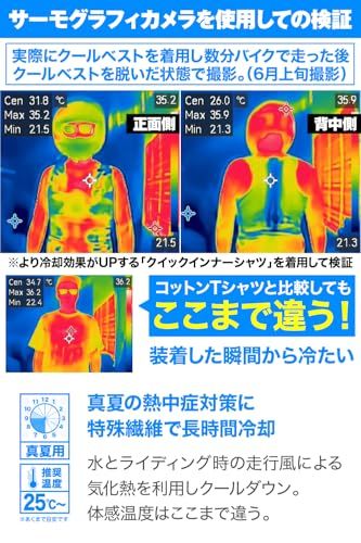 デイトナ(Daytona) 冷却ベスト バイク 電源不要 注水するだけ ウェットクールベスト DI-015 ブラック ワイド 62720ma 0f779c7e デイトナ(Daytona) 冷却ベスト バイク 電源不要 注水するだけ ウェットクールベスト DI-015 ブラック ワイド 62720ma 0f779c7e
